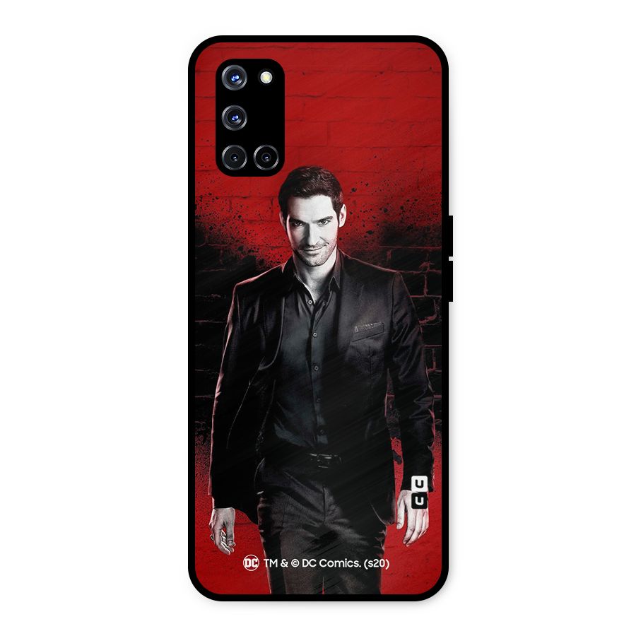 Lucifer Morningstar Wings Shadow Metal Back Case for Oppo A52