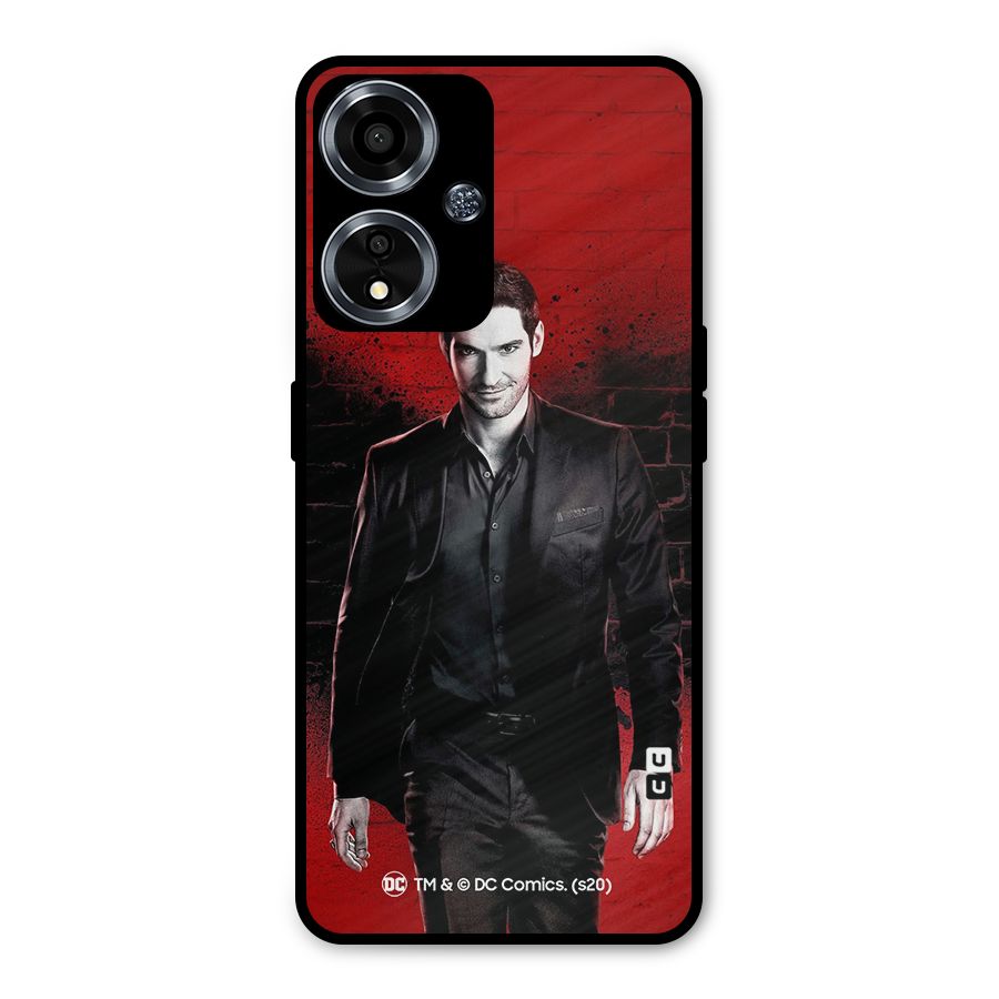 Lucifer Morningstar Wings Shadow Metal Back Case for Oppo A59