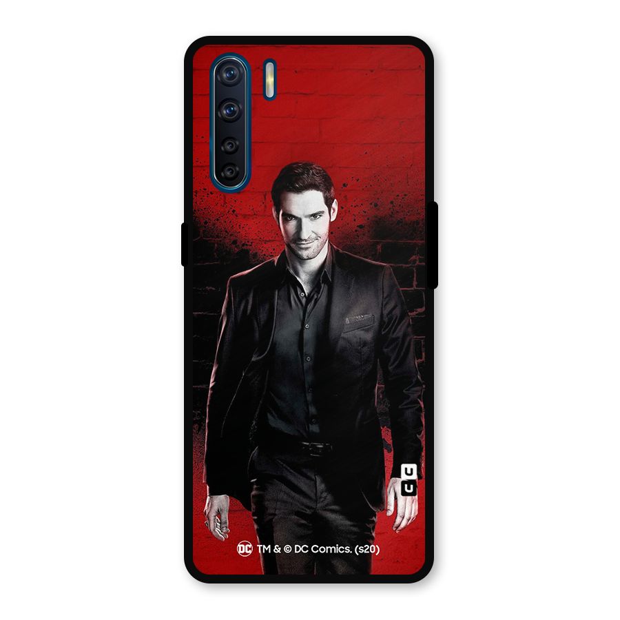 Lucifer Morningstar Wings Shadow Metal Back Case for Oppo F15
