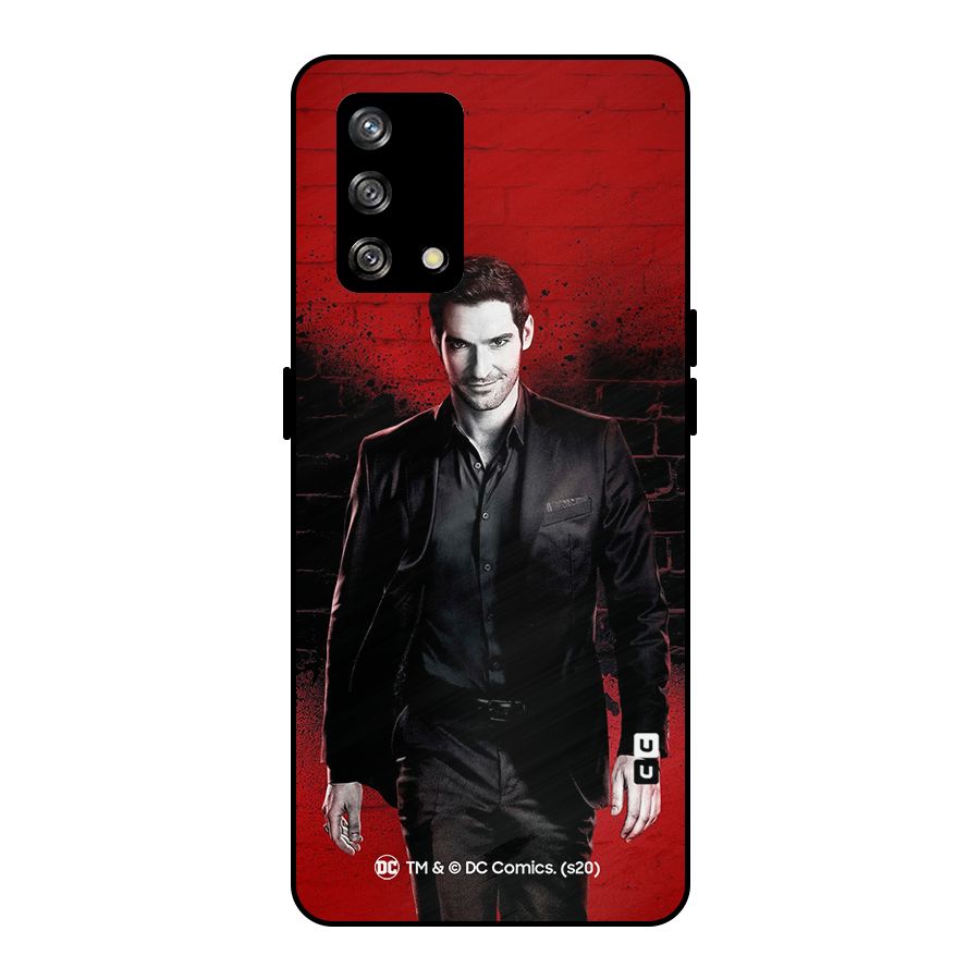 Lucifer Morningstar Wings Shadow Metal Back Case for Oppo F19