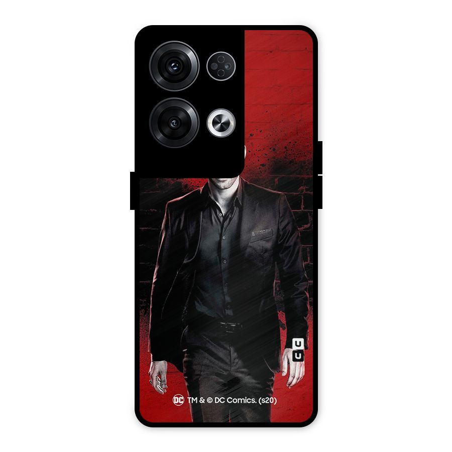 Lucifer Morningstar Wings Shadow Metal Back Case for Oppo Reno8 Pro 5G