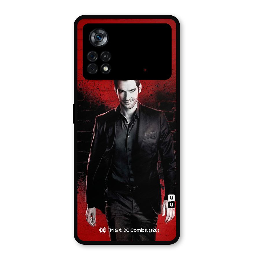 Lucifer Morningstar Wings Shadow Metal Back Case for Poco X4 Pro 5G