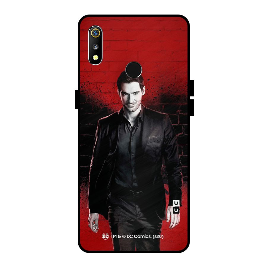 Lucifer Morningstar Wings Shadow Metal Back Case for Realme 3i