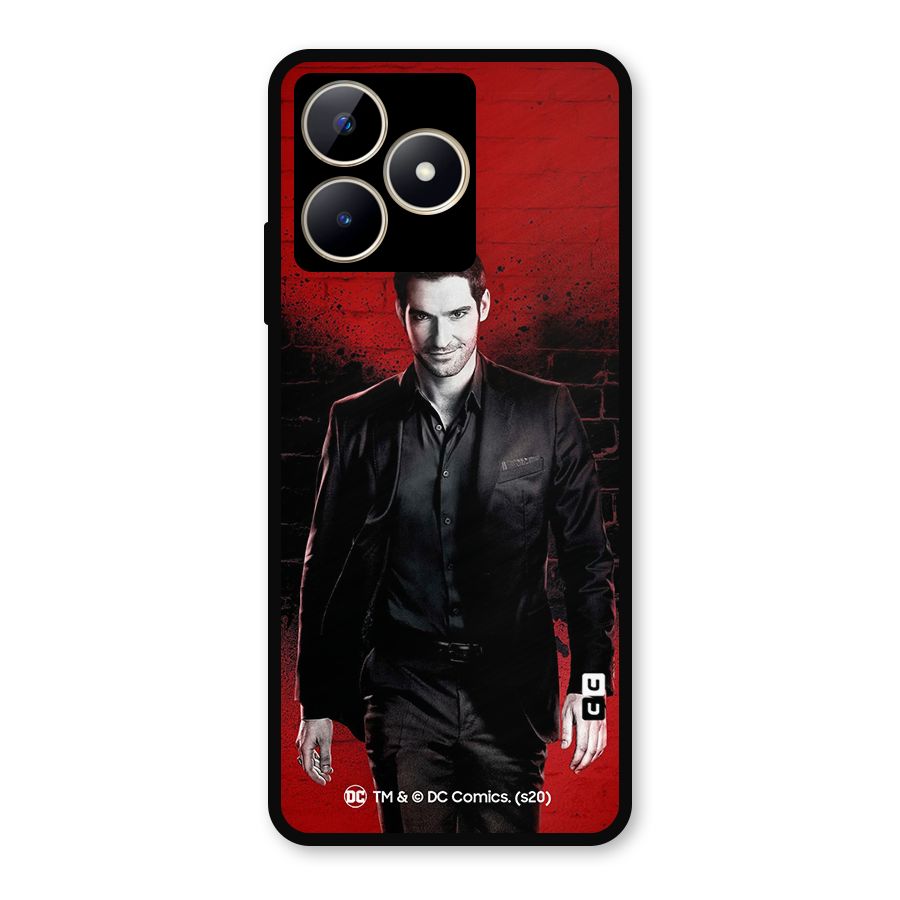 Lucifer Morningstar Wings Shadow Metal Back Case for Realme C53