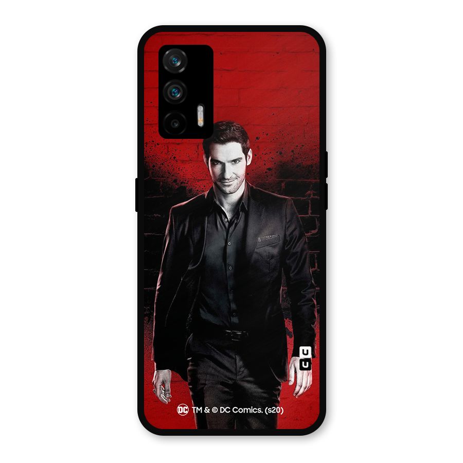 Lucifer Morningstar Wings Shadow Metal Back Case for Realme GT 5G