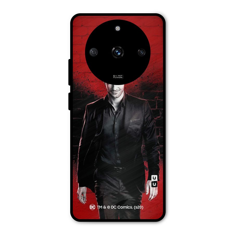 Lucifer Morningstar Wings Shadow Metal Back Case for Realme Narzo 60 5G