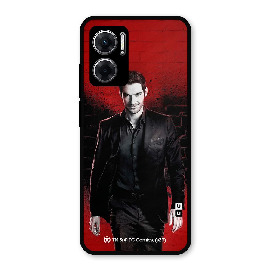 Lucifer Morningstar Wings Shadow Metal Back Case for Redmi 11 Prime 5G