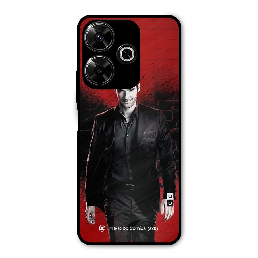 Lucifer Morningstar Wings Shadow Metal Back Case for Redmi 13 5G