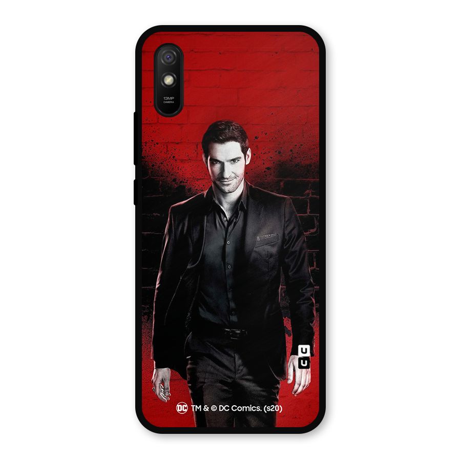 Lucifer Morningstar Wings Shadow Metal Back Case for Redmi 9i