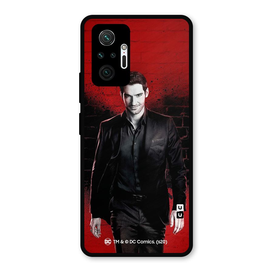 Lucifer Morningstar Wings Shadow Metal Back Case for Redmi Note 10 Pro Max