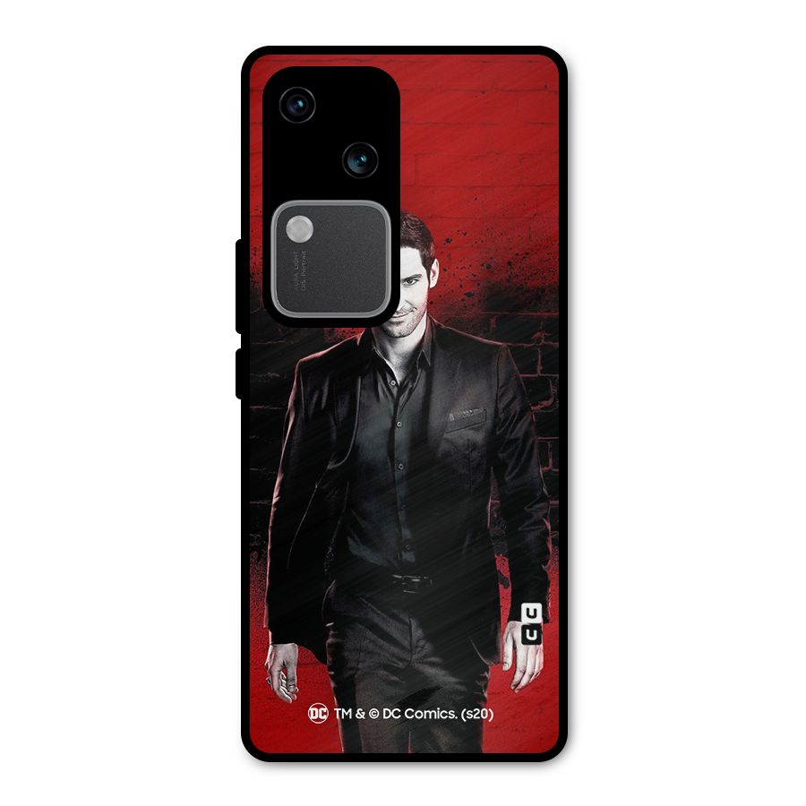 Lucifer Morningstar Wings Shadow Metal Back Case for Vivo V30