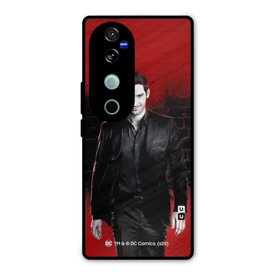 Lucifer Morningstar Wings Shadow Metal Back Case for Vivo V40