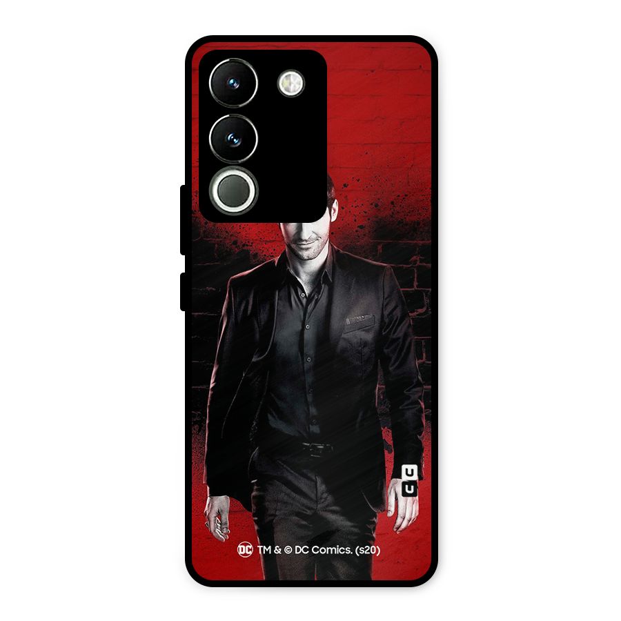 Lucifer Morningstar Wings Shadow Metal Back Case for Vivo Y200