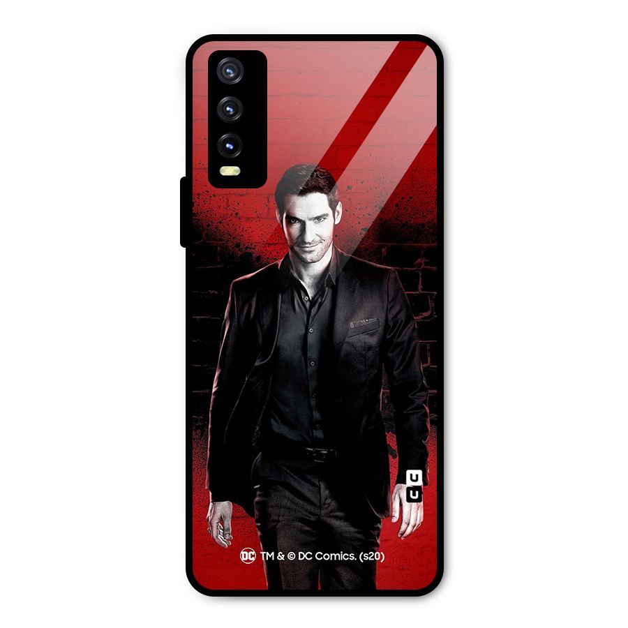 Lucifer Morningstar Wings Shadow Metal Back Case for Vivo Y20t