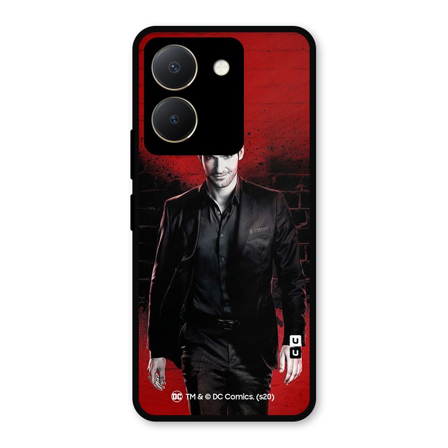 Lucifer Morningstar Wings Shadow Metal Back Case for Vivo Y36