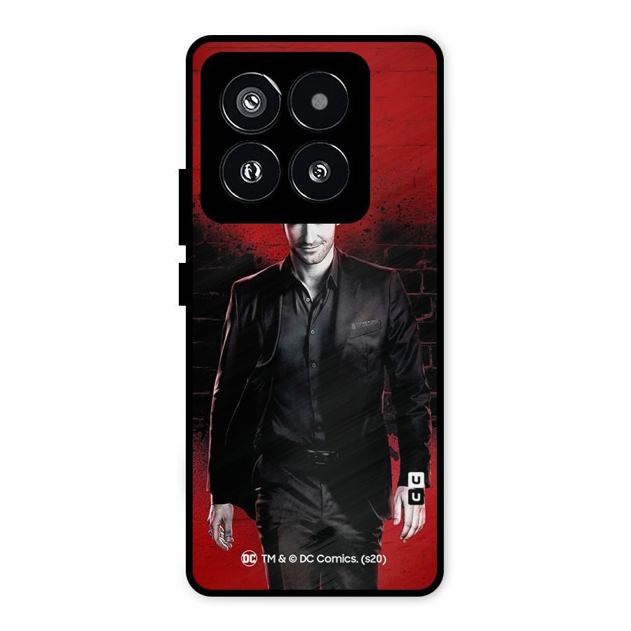 Lucifer Morningstar Wings Shadow Metal Back Case for Xiaomi 14 Pro