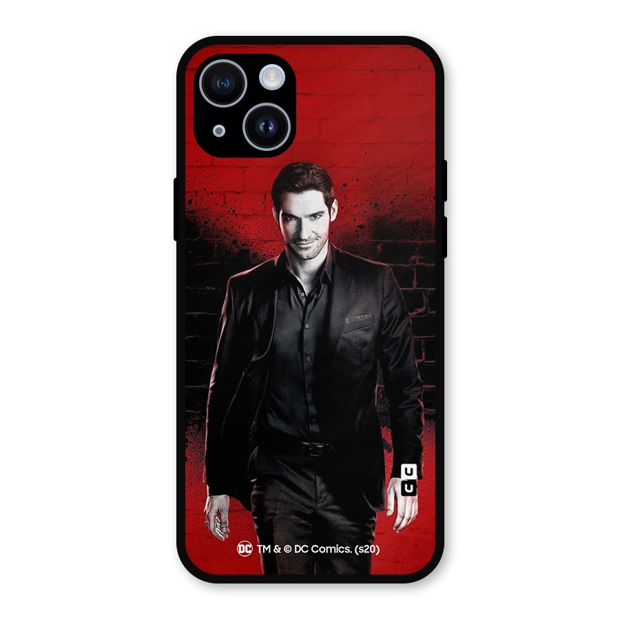 Lucifer Morningstar Wings Shadow Metal Back Case for iPhone 14