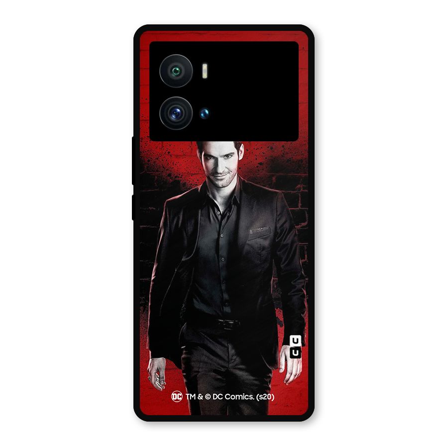Lucifer Morningstar Wings Shadow Metal Back Case for iQOO 9 Pro