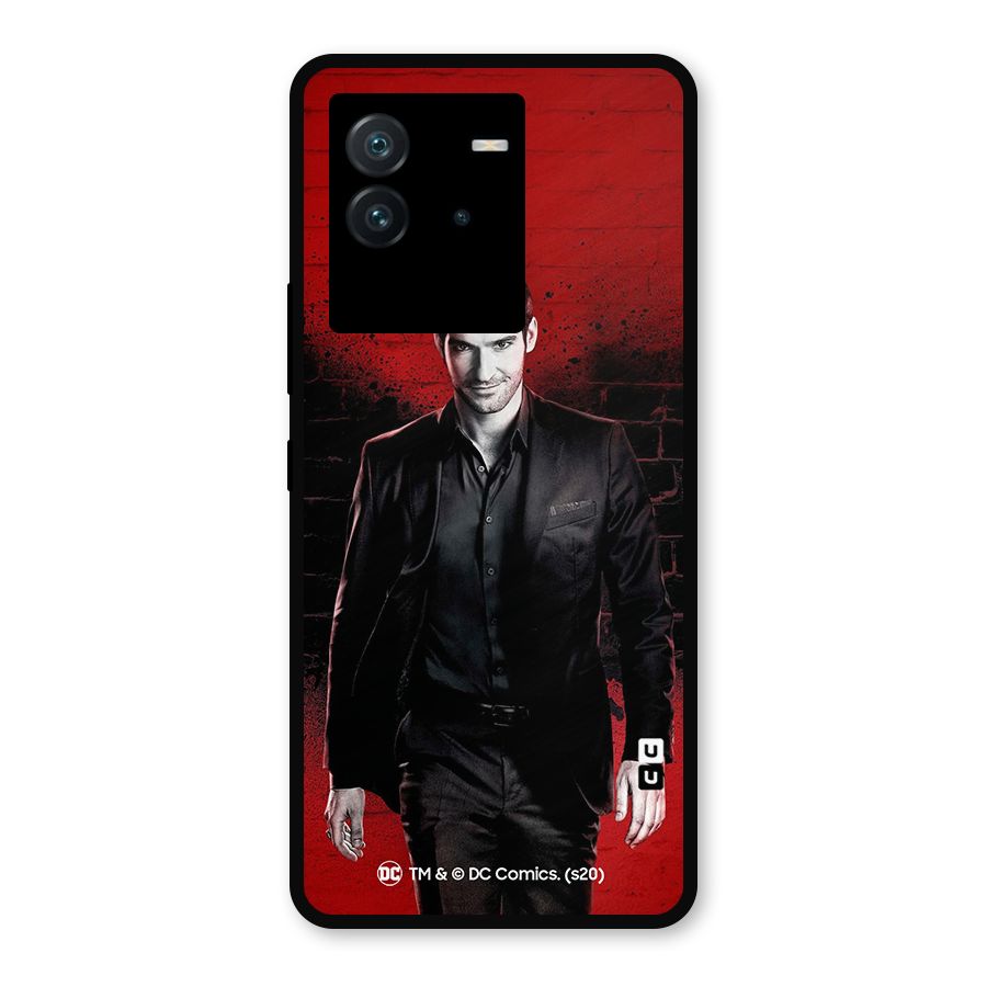 Lucifer Morningstar Wings Shadow Metal Back Case for iQOO Neo 6 5G