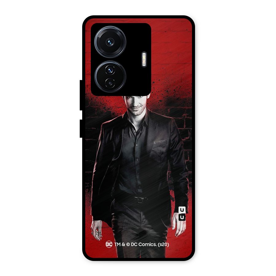 Lucifer Morningstar Wings Shadow Metal Back Case for iQOO Z6