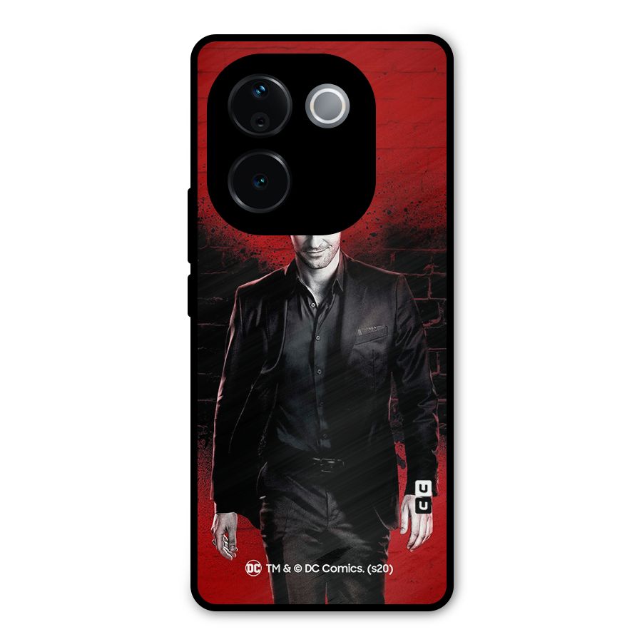 Lucifer Morningstar Wings Shadow Metal Back Case for iQOO Z9s Pro