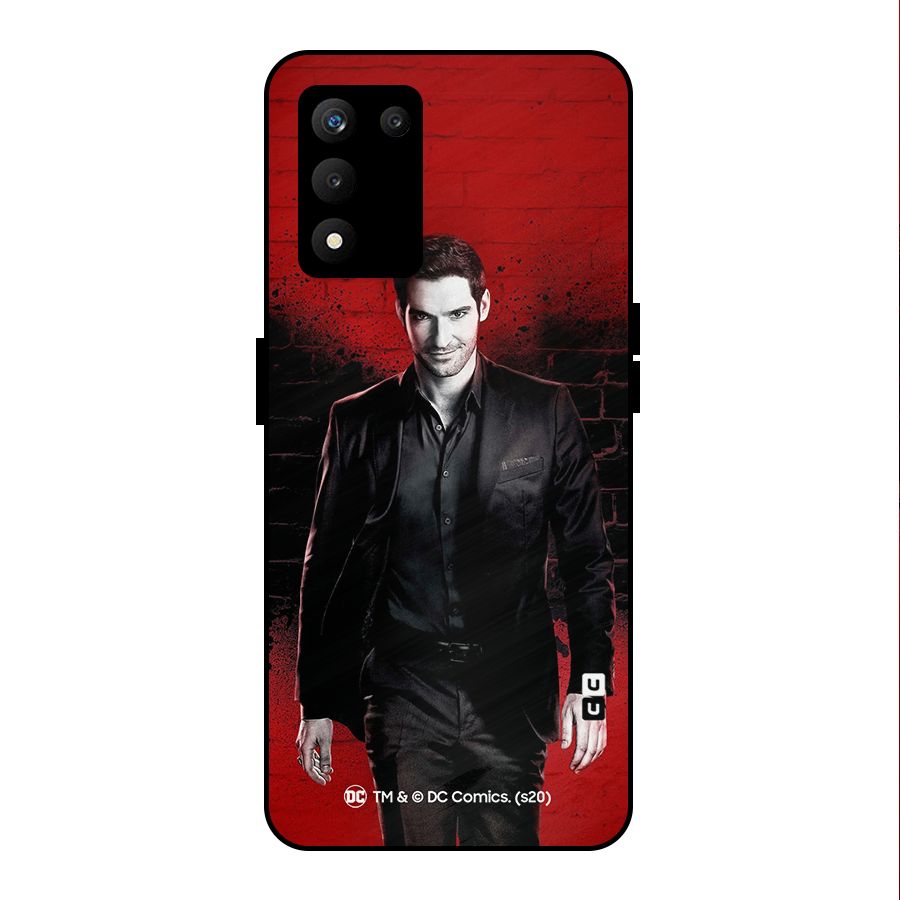 Lucifer Morningstar Wings Shadow Metal Back Case for realme 9 5G SE