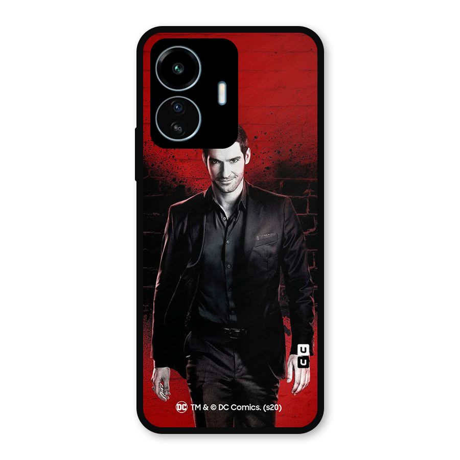 Lucifer Morningstar Wings Shadow Metal Back Case for vivo iQOO Z6 Lite 5G
