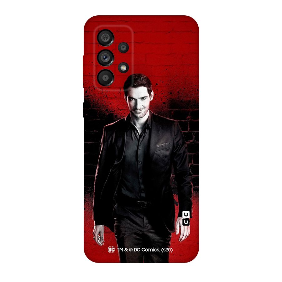 Lucifer Morningstar Wings Shadow Original Polycarbonate Back Case for Galaxy A73 5G