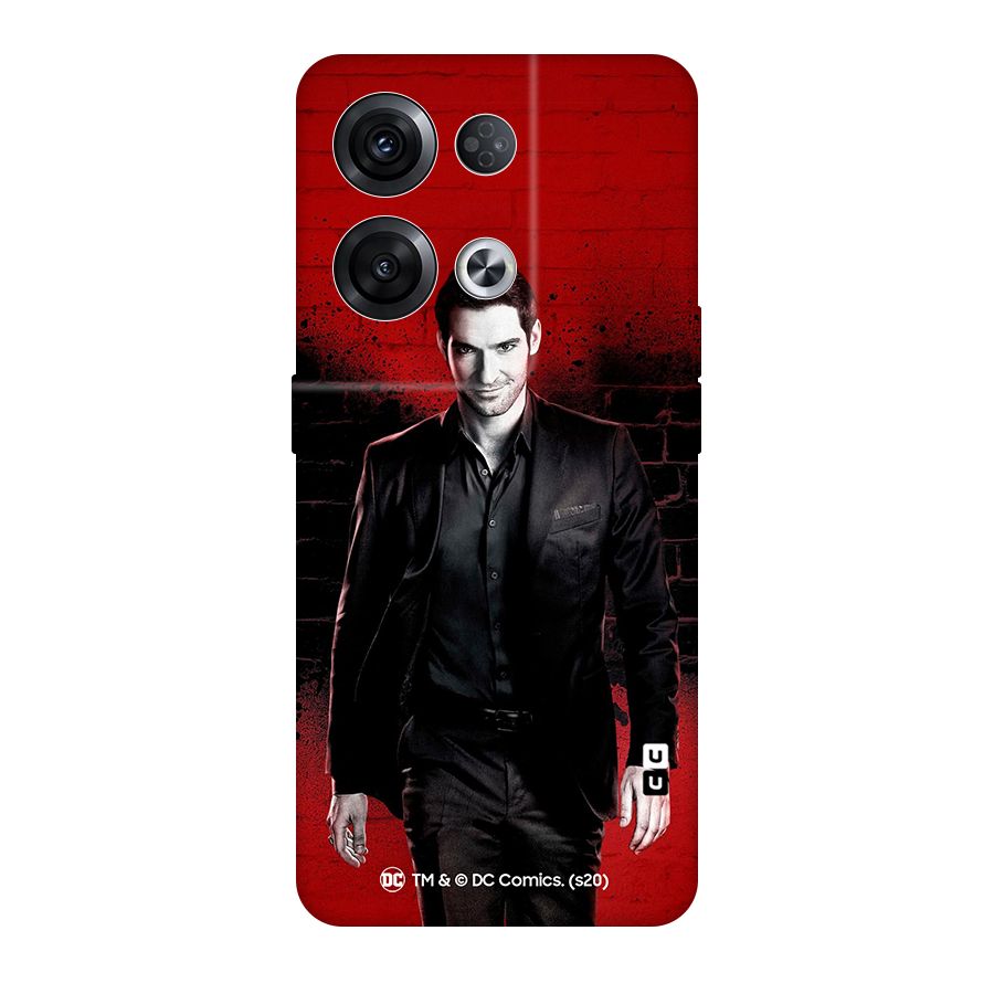 Lucifer Morningstar Wings Shadow Original Polycarbonate Back Case for Oppo Reno8 Pro 5G