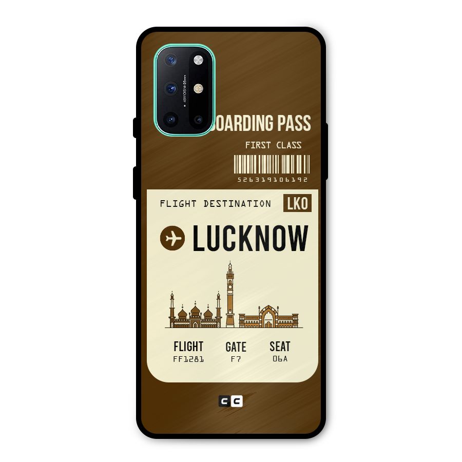 Lucknow Boarding Pass Metal Back Case for OnePlus 8T