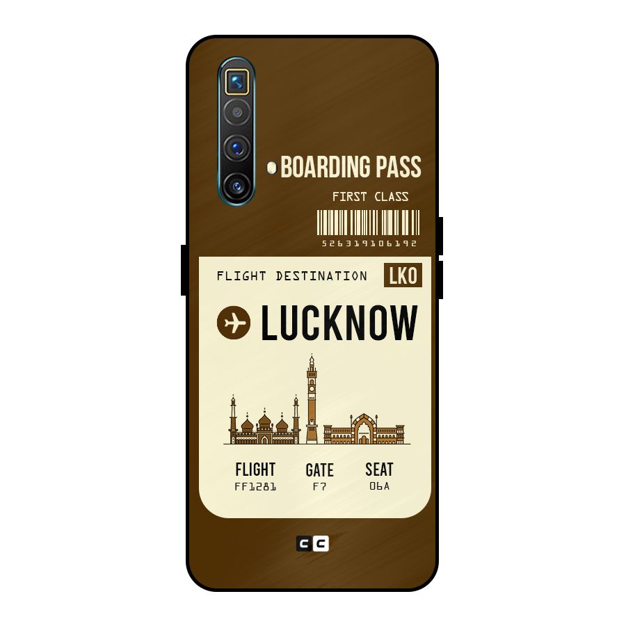 Lucknow Boarding Pass Metal Back Case for Realme X3 SuperZoom