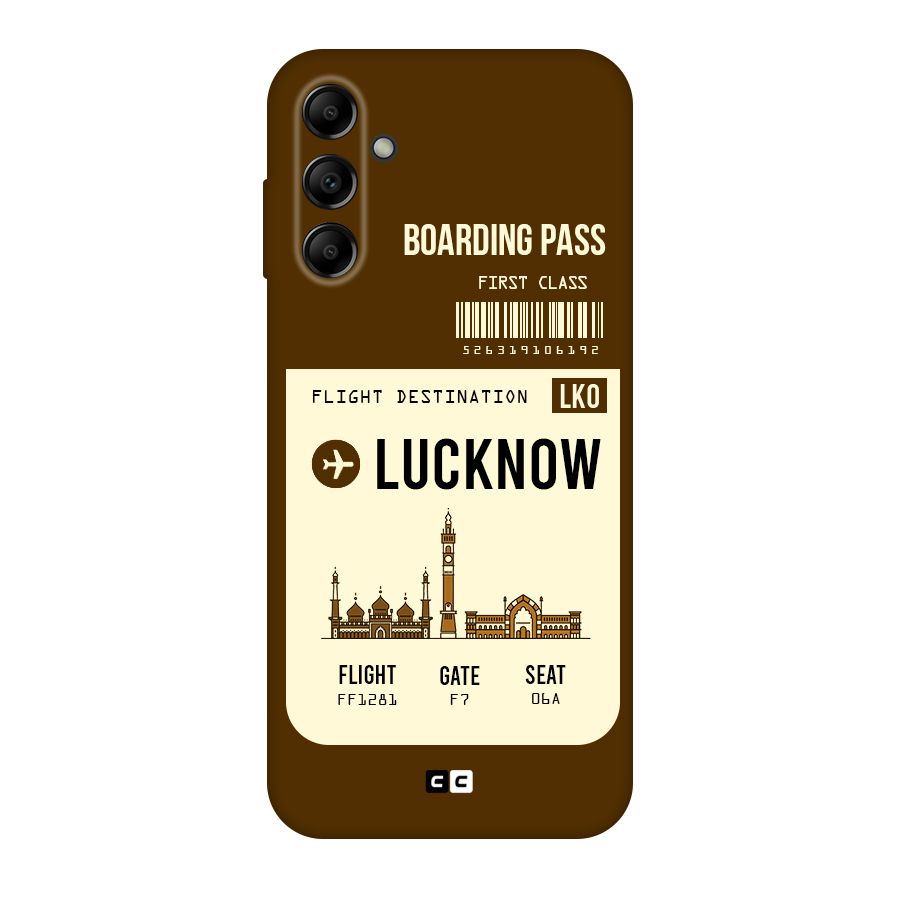 Lucknow Boarding Pass Original Polycarbonate Back Case for Galaxy A14 5G