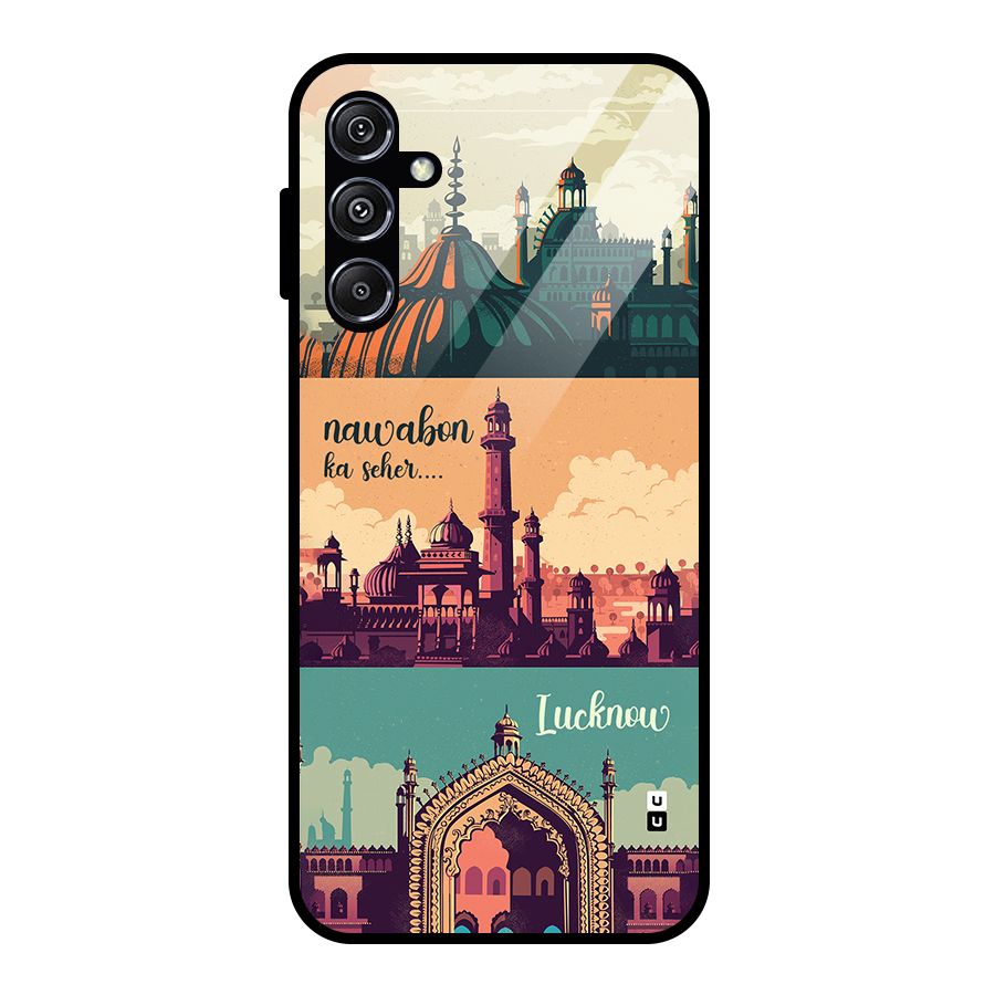 Lucknow City Glass Back Case for Galaxy M34 5G