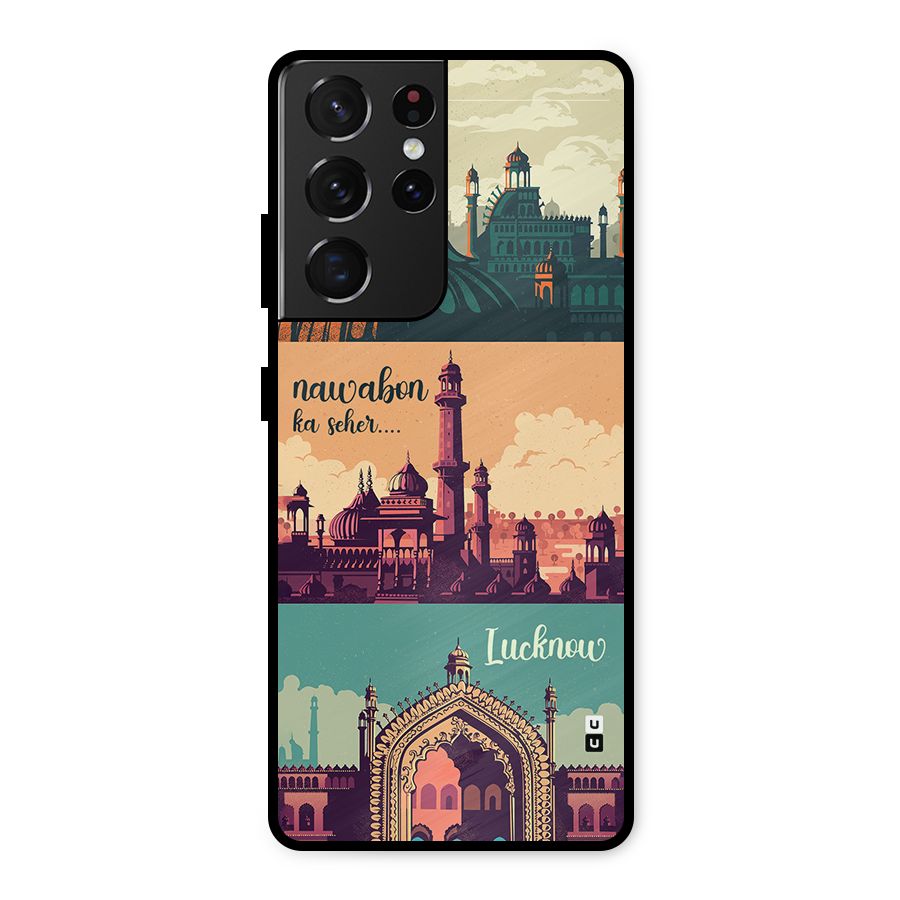 Lucknow City Metal Back Case for Galaxy S21 Ultra 5G
