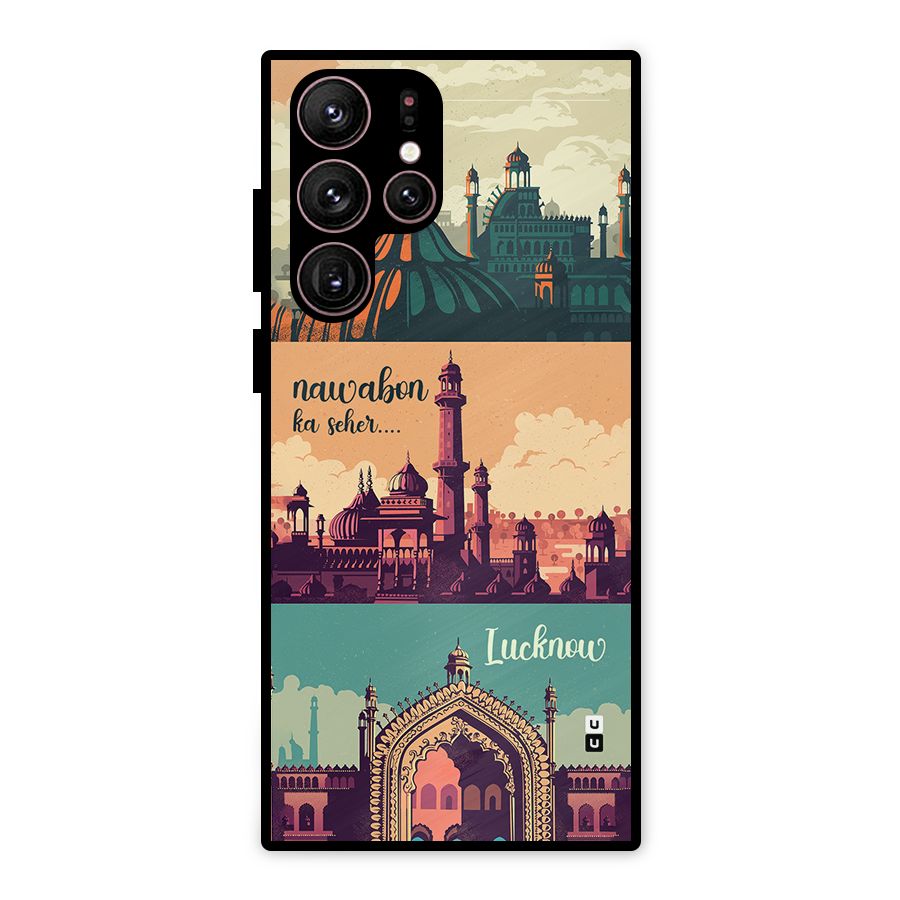 Lucknow City Metal Back Case for Galaxy S22 Ultra 5G