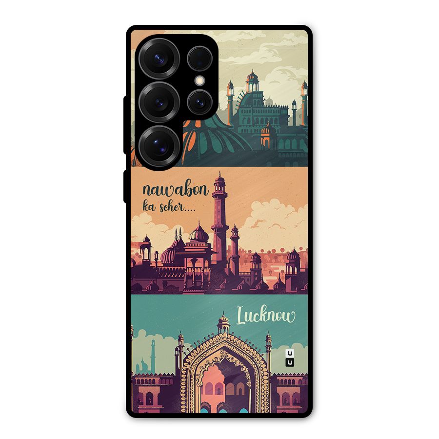Lucknow City Metal Back Case for Galaxy S25 Ultra