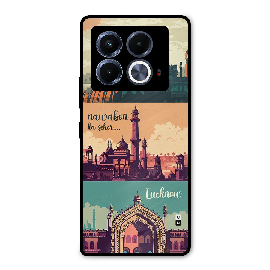 Lucknow City Metal Back Case for Infinix Note 40 5G