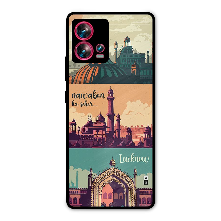 Lucknow City Metal Back Case for Motorola Edge 30 Fusion