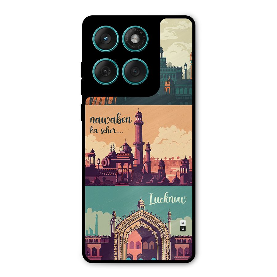 Lucknow City Metal Back Case for Motorola Edge 60