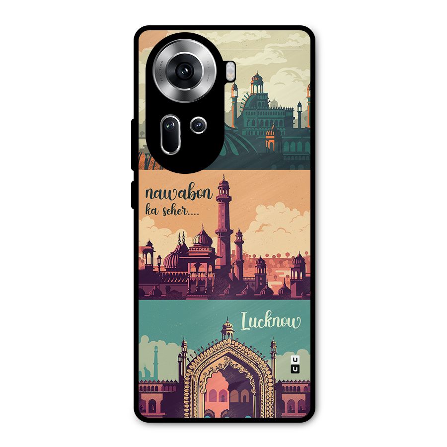 Lucknow City Metal Back Case for Oppo Reno11 5G