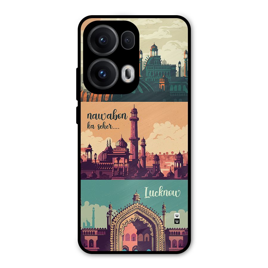Lucknow City Metal Back Case for Oppo Reno13 Pro