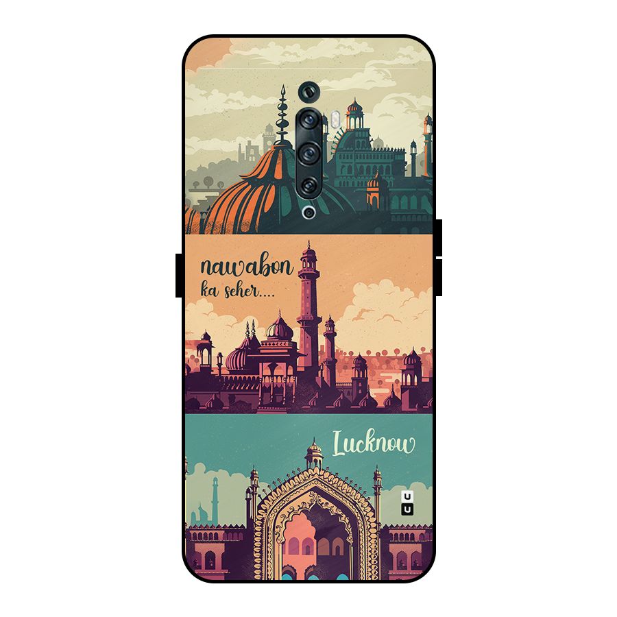 Lucknow City Metal Back Case for Oppo Reno2 Z