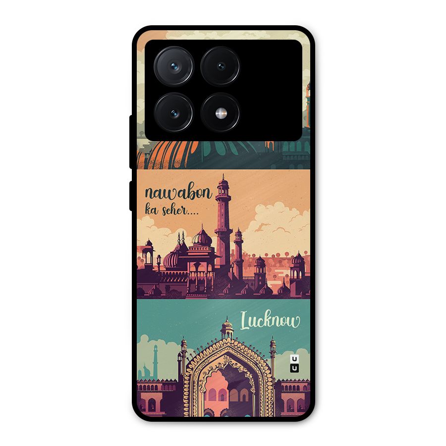 Lucknow City Metal Back Case for Poco X6 Pro