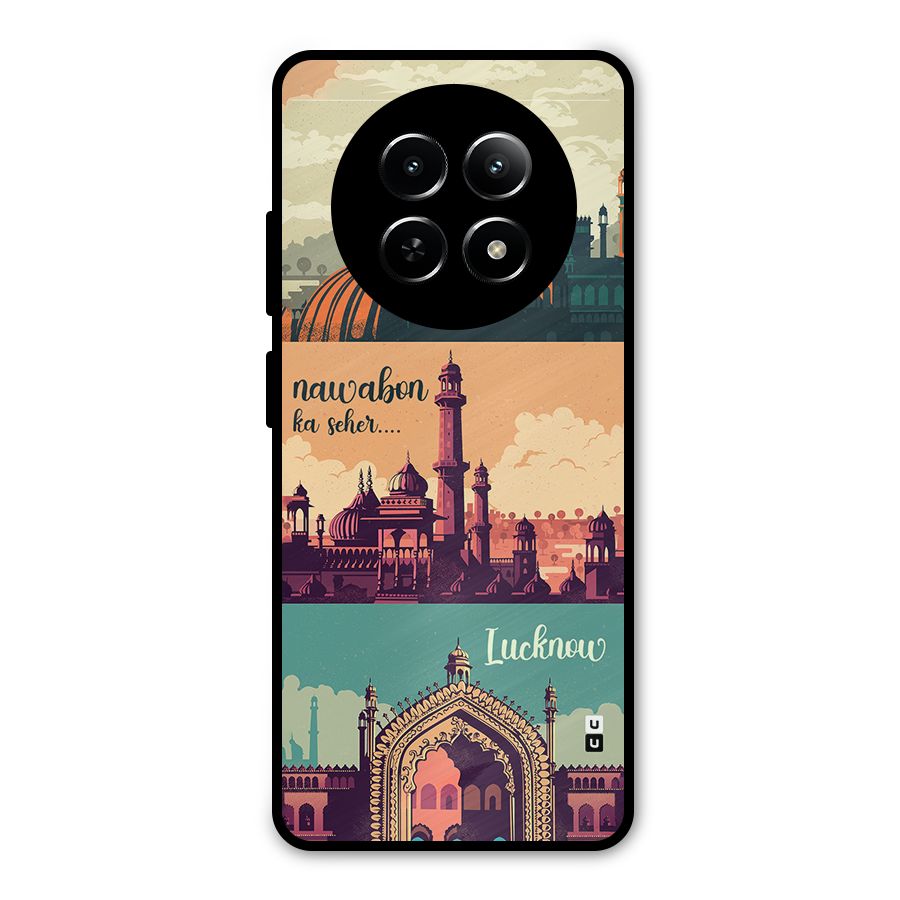 Lucknow City Metal Back Case for Realme Narzo 70x 5G