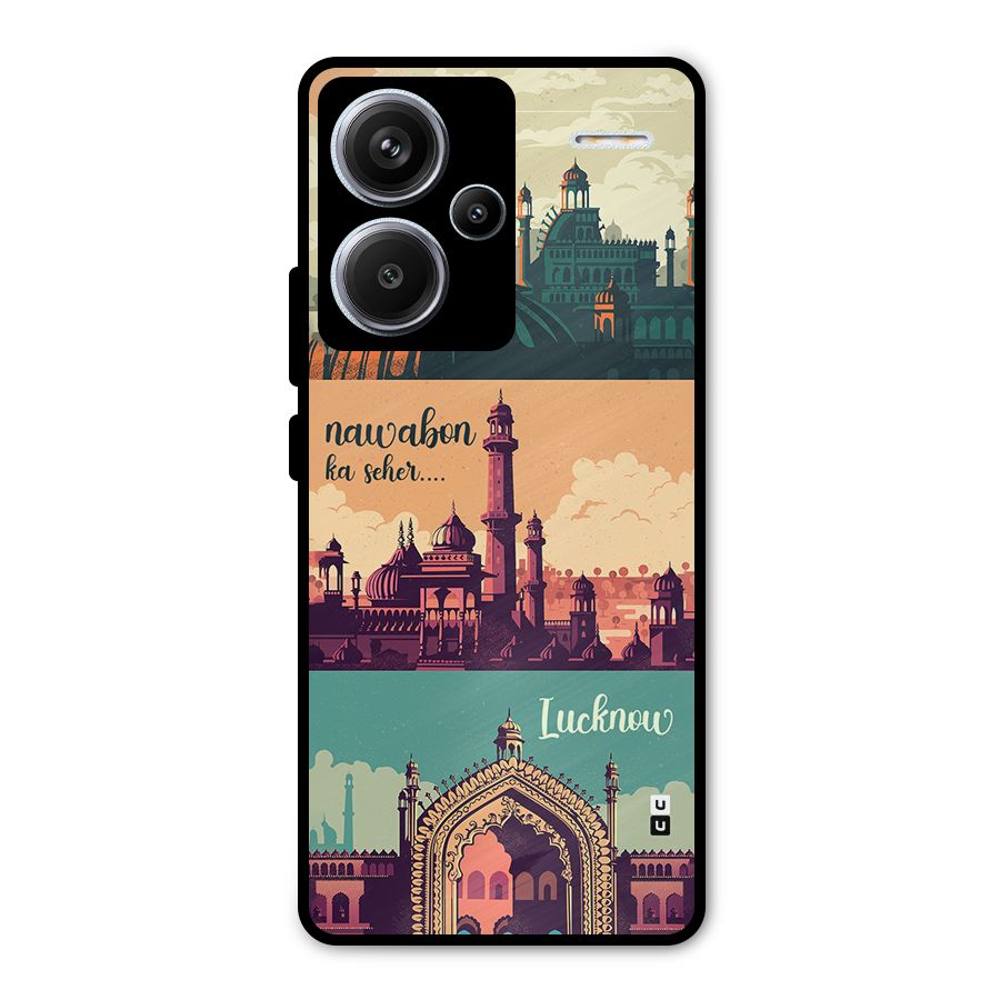 Lucknow City Metal Back Case for Redmi Note 13 Pro Plus
