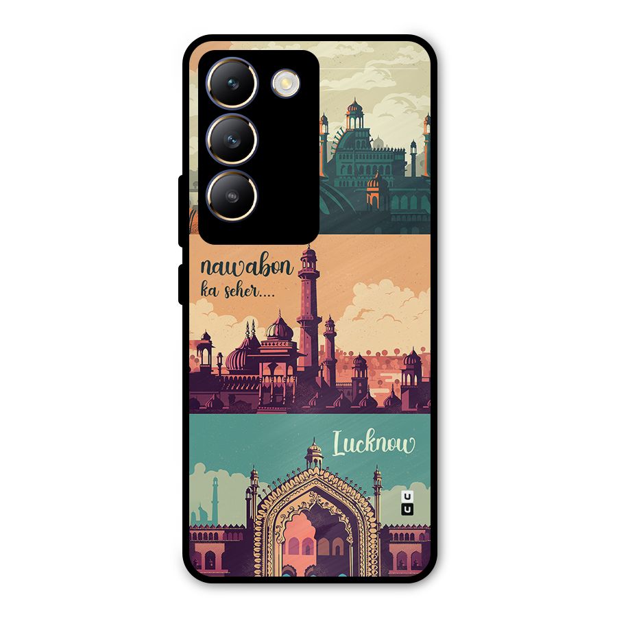 Lucknow City Metal Back Case for Vivo T3 5G