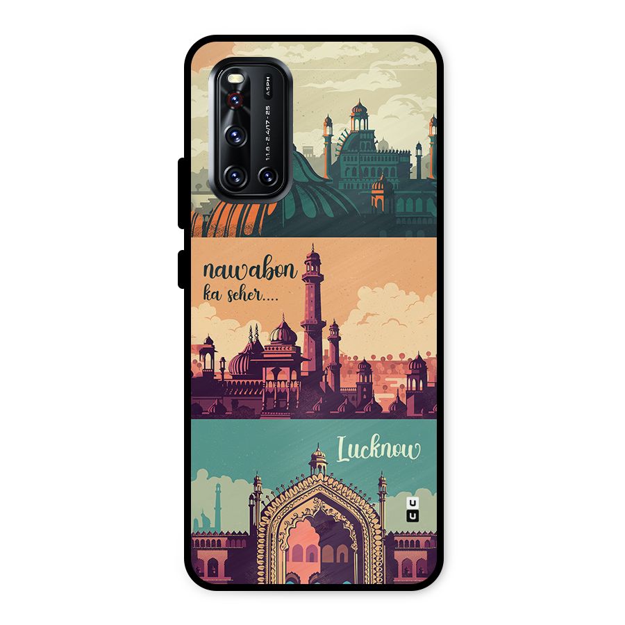 Lucknow City Metal Back Case for Vivo V19