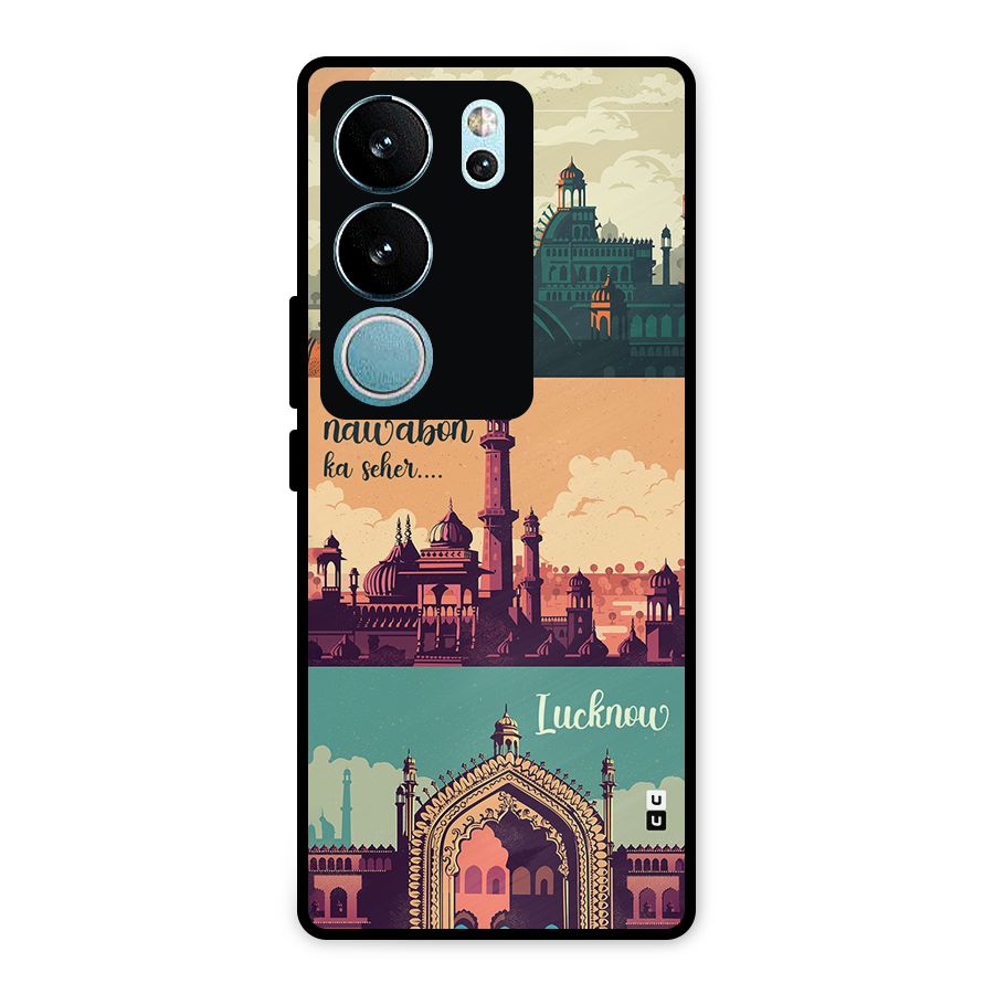 Lucknow City Metal Back Case for Vivo V29 Pro