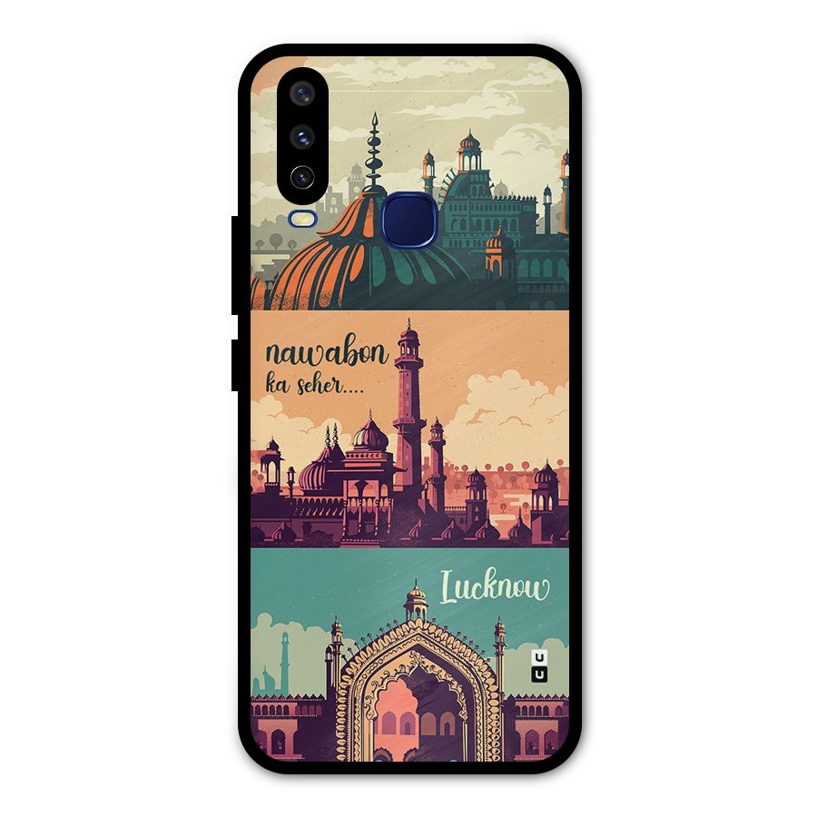 Lucknow City Metal Back Case for Vivo Y12
