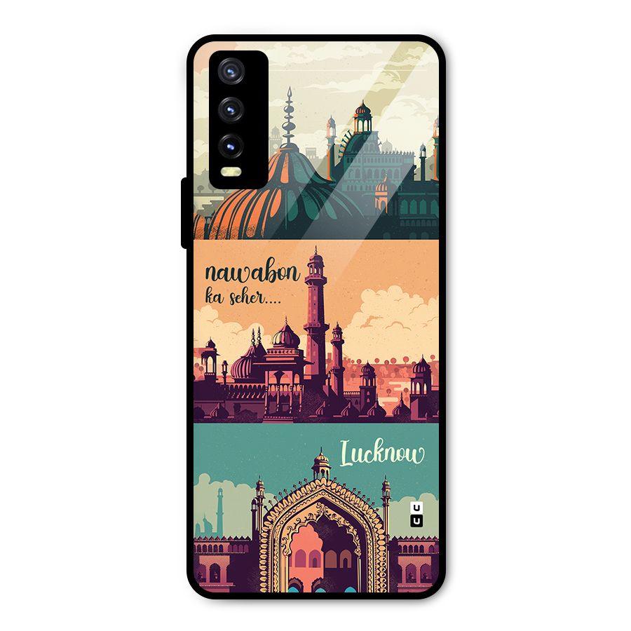 Lucknow City Metal Back Case for Vivo Y20g